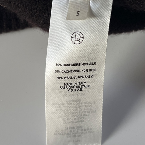 The Row Idea Cashmere Sweater size  Small in chocolate brown - Picture 3 of 9